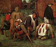 Pieter Bruegel the Elder The Cripples oil painting